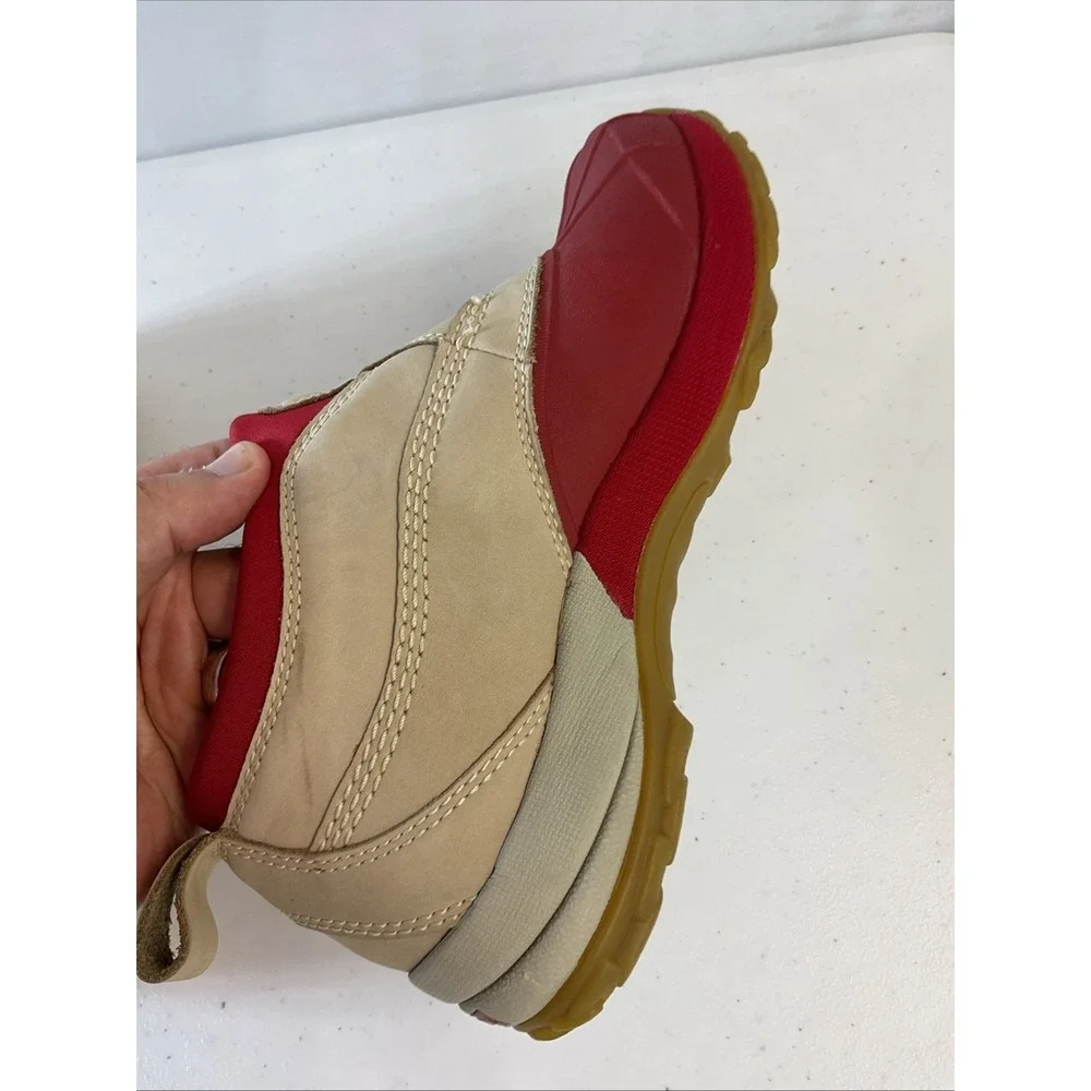 LL Bean Boots Storm Chaser‎ Slip On Boots Women's Size 9.5 Waterproof Shoes red